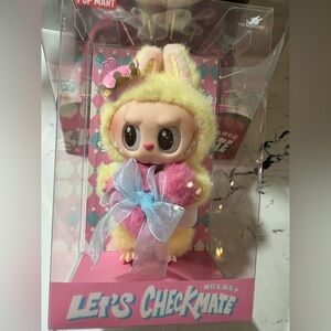 PopMart The Monsters Labubu Let’s Checkmate Series Vinyl Plush Hanging Card NEW